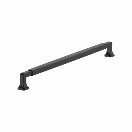 AMEROCK Stature 18 inch 457mm Center-to-Center Matte Black Appliance Pull BP54061FB